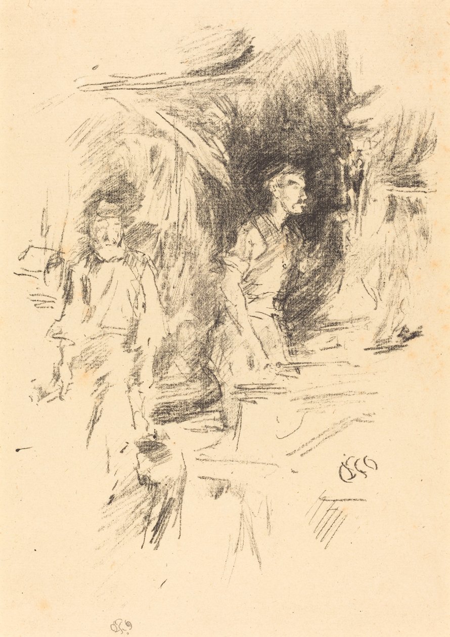 La storia del vecchio fabbro da James Abbott McNeill Whistler