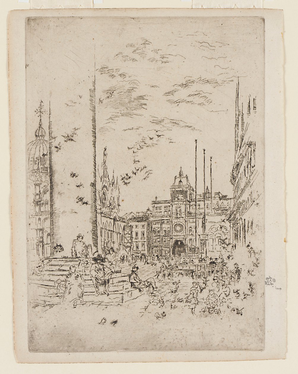 La Piazzetta da James Abbott McNeill Whistler