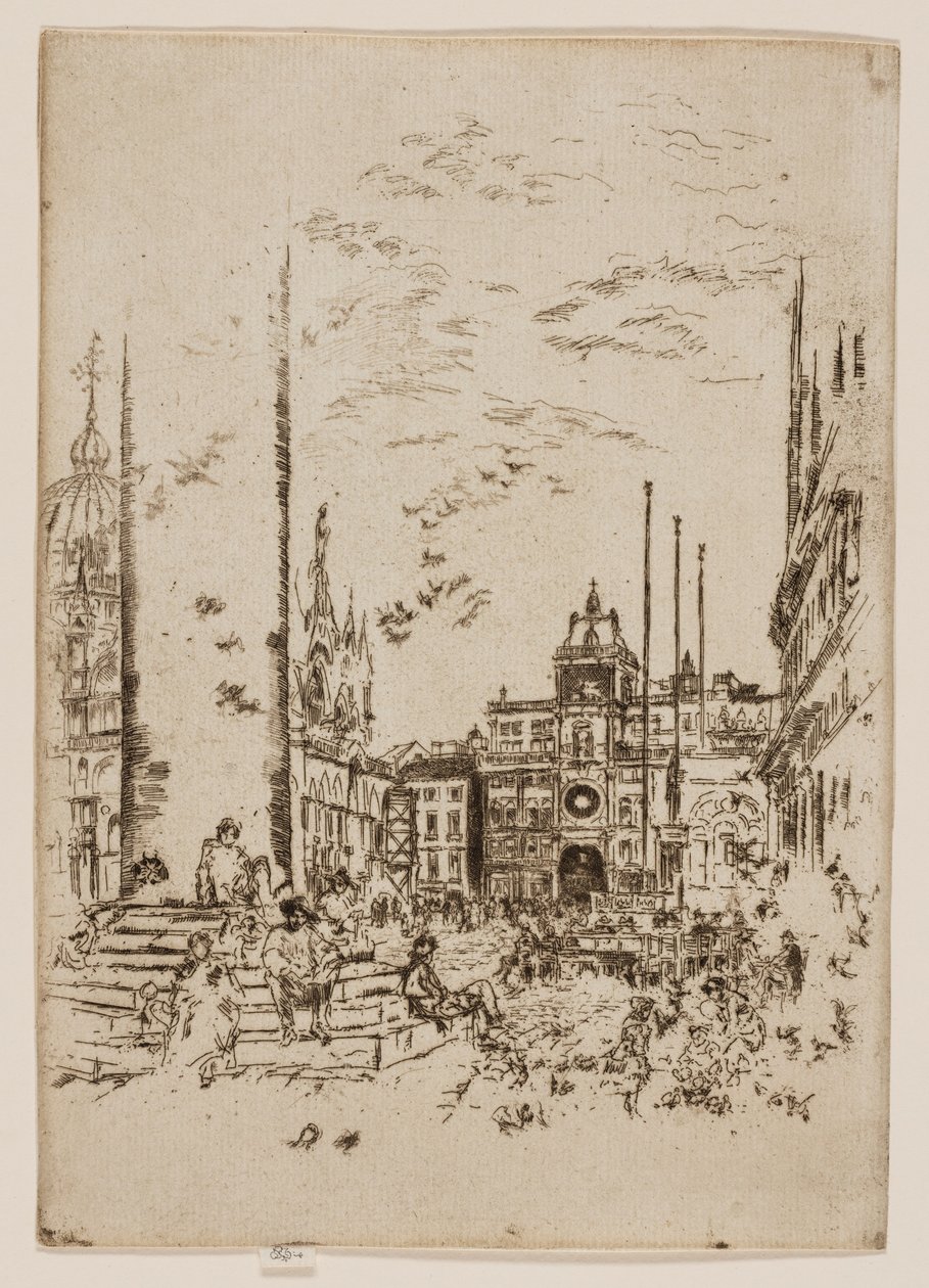 La Piazzetta da James Abbott McNeill Whistler