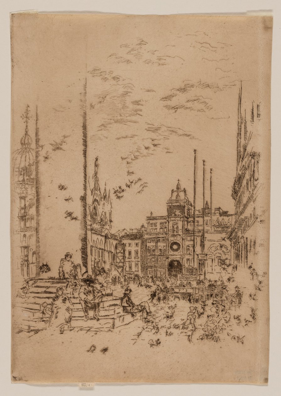 The Piazzetta da James McNeill Whistler