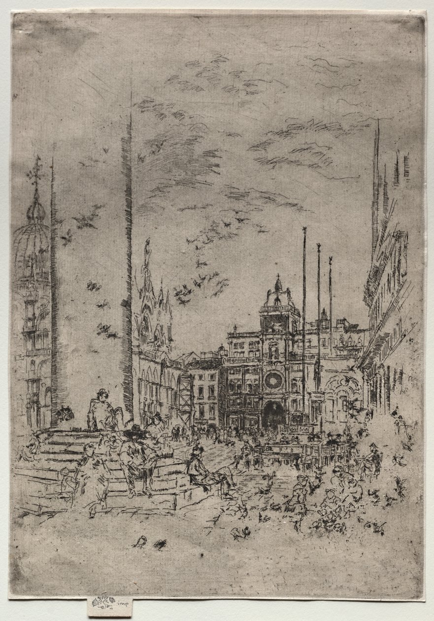 The Piazzetta da James McNeill Whistler