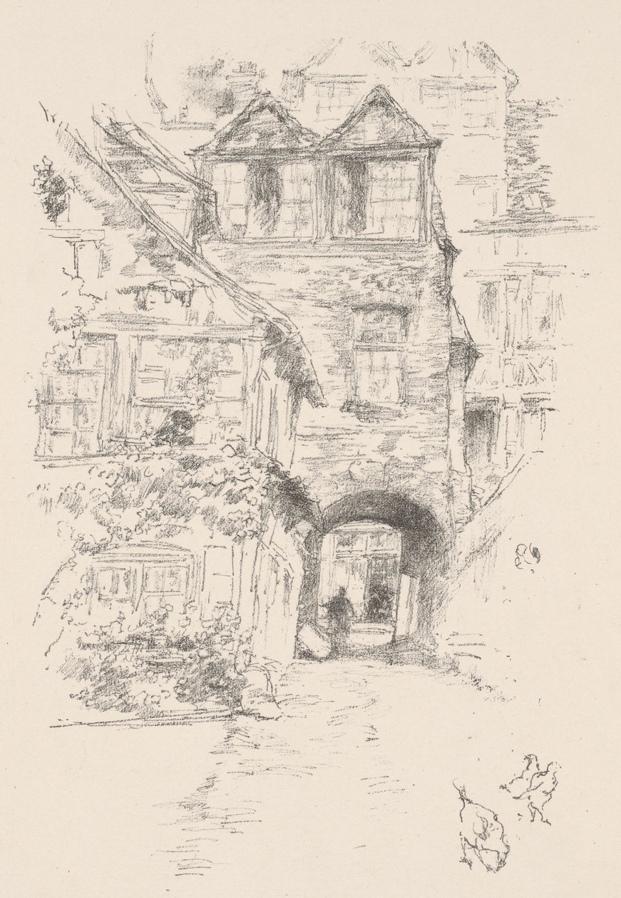 La casa del sacerdote, Rouen da James McNeill Whistler