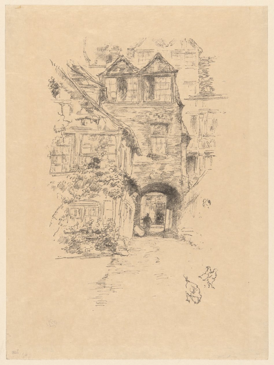 La casa del sacerdote, Rouen da James McNeill Whistler