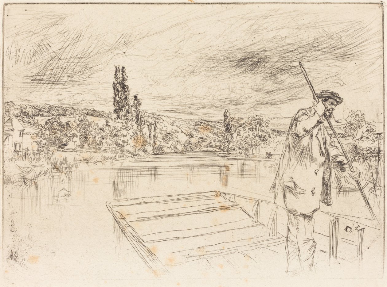 La barca piatta da James McNeill Whistler
