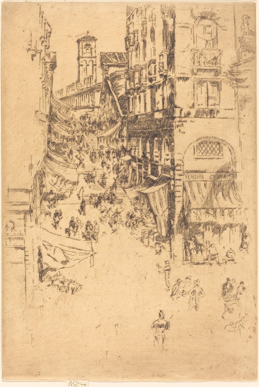 Il Rialto da James Abbott McNeill Whistler