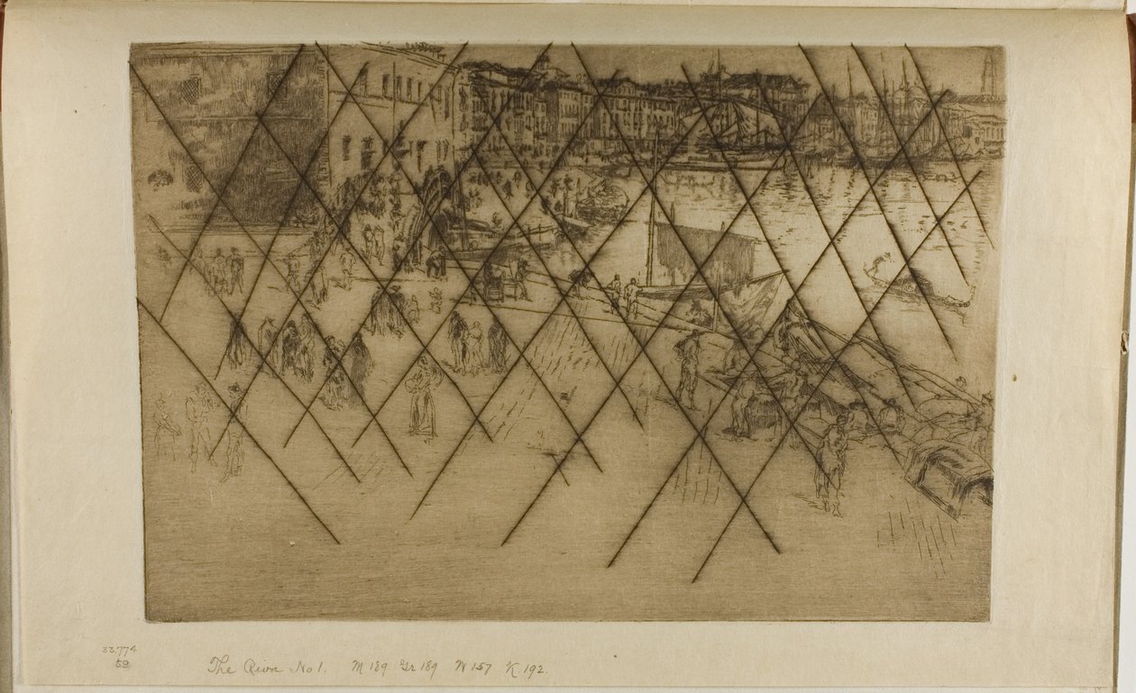 La Riva da James Abbott McNeill Whistler
