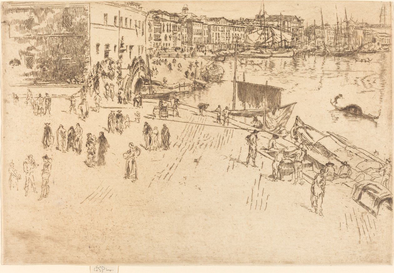 La Riva, n. I da James Abbott McNeill Whistler
