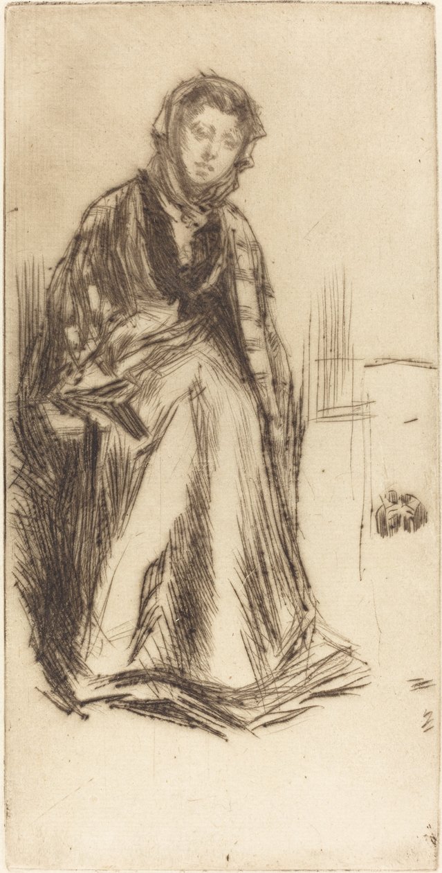 La vedova scozzese da James Abbott McNeill Whistler