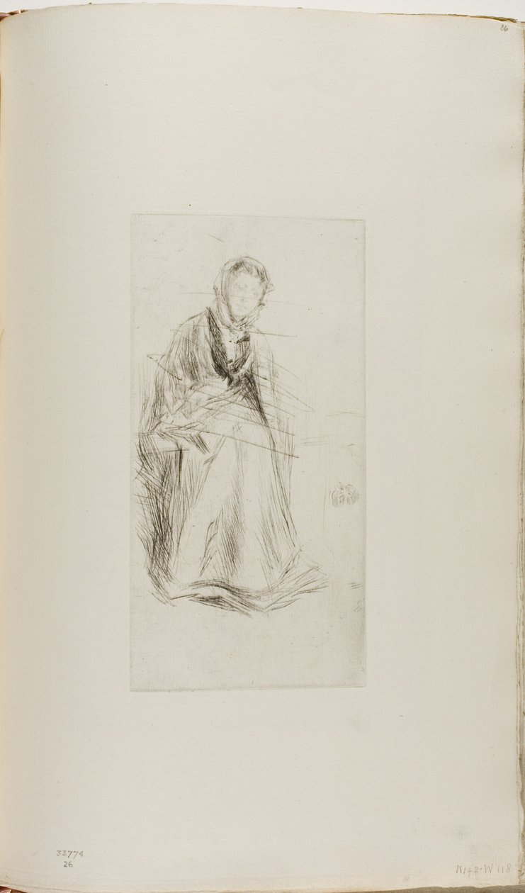 La vedova scozzese da James Abbott McNeill Whistler