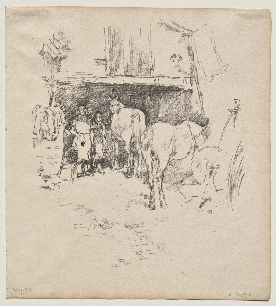 Il cortile degli Smith da James McNeill Whistler