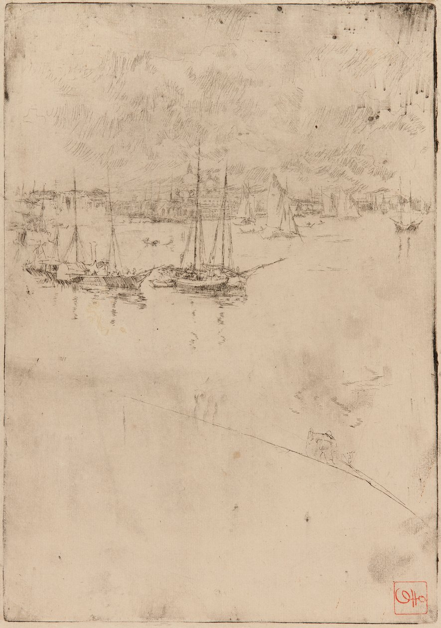 Il battello a vapore, Venezia da James Abbott McNeill Whistler