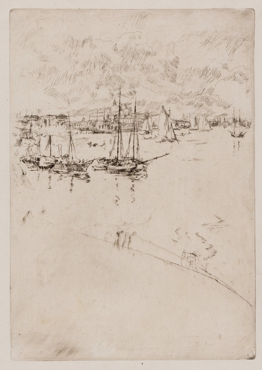 Il battello a vapore, Venezia da James Abbott McNeill Whistler