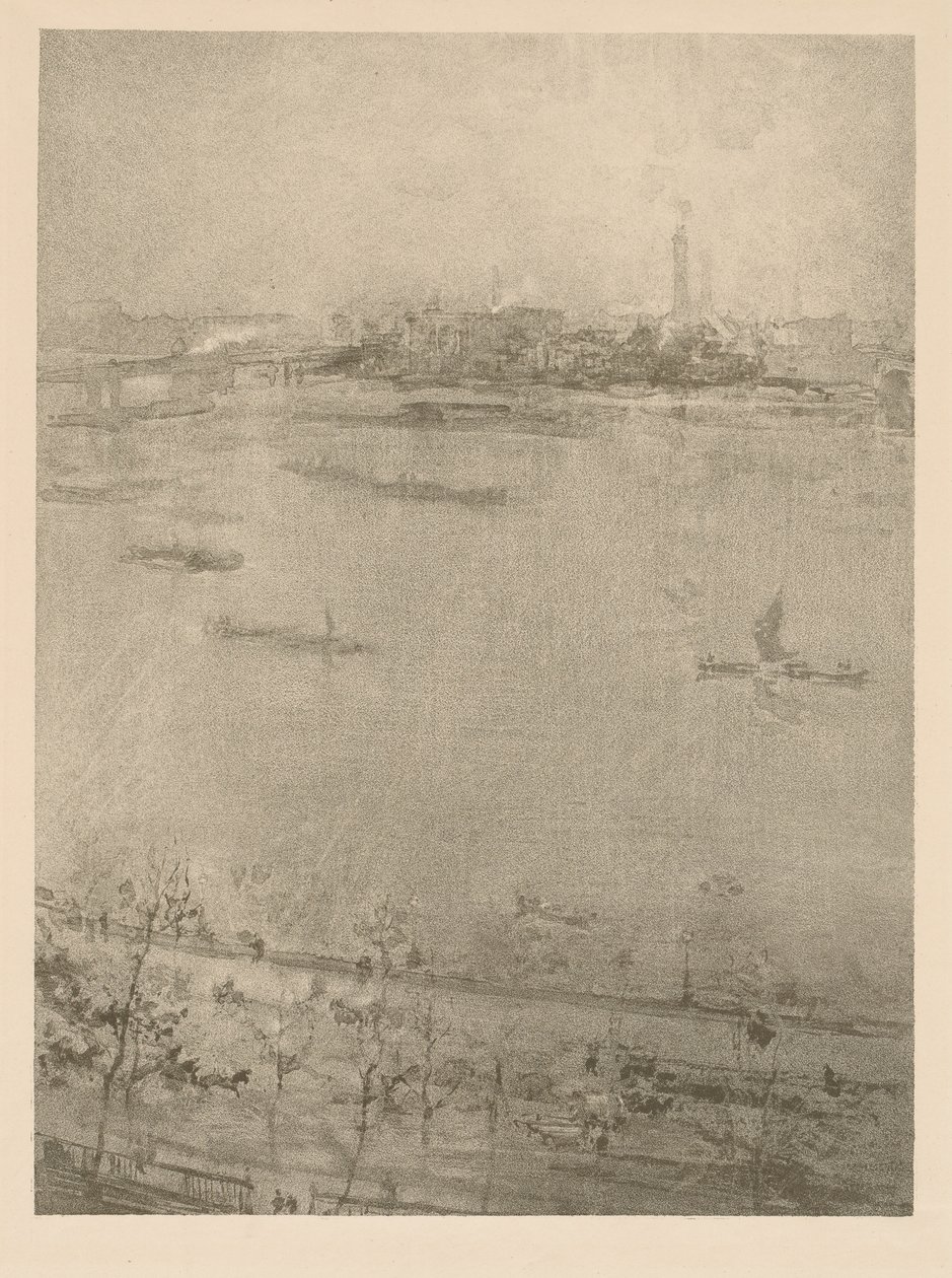 Il Tamigi da James McNeill Whistler