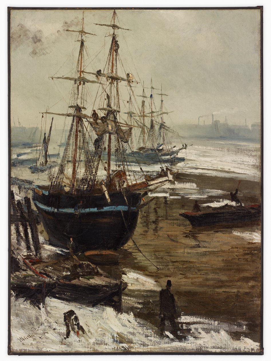 Il Tamigi ghiacciato da James Abbott McNeill Whistler