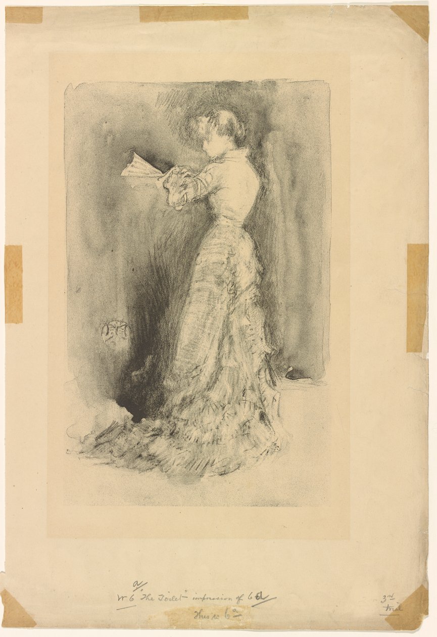 La toilette da James Abbott McNeill Whistler