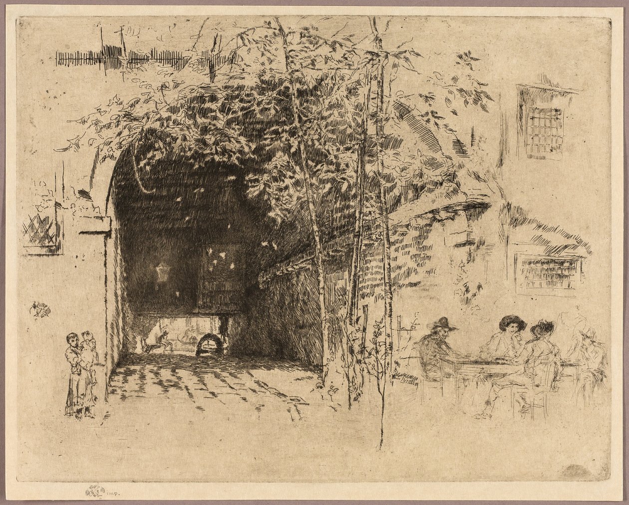 Il Traghetto, No. 2 da James Abbott McNeill Whistler
