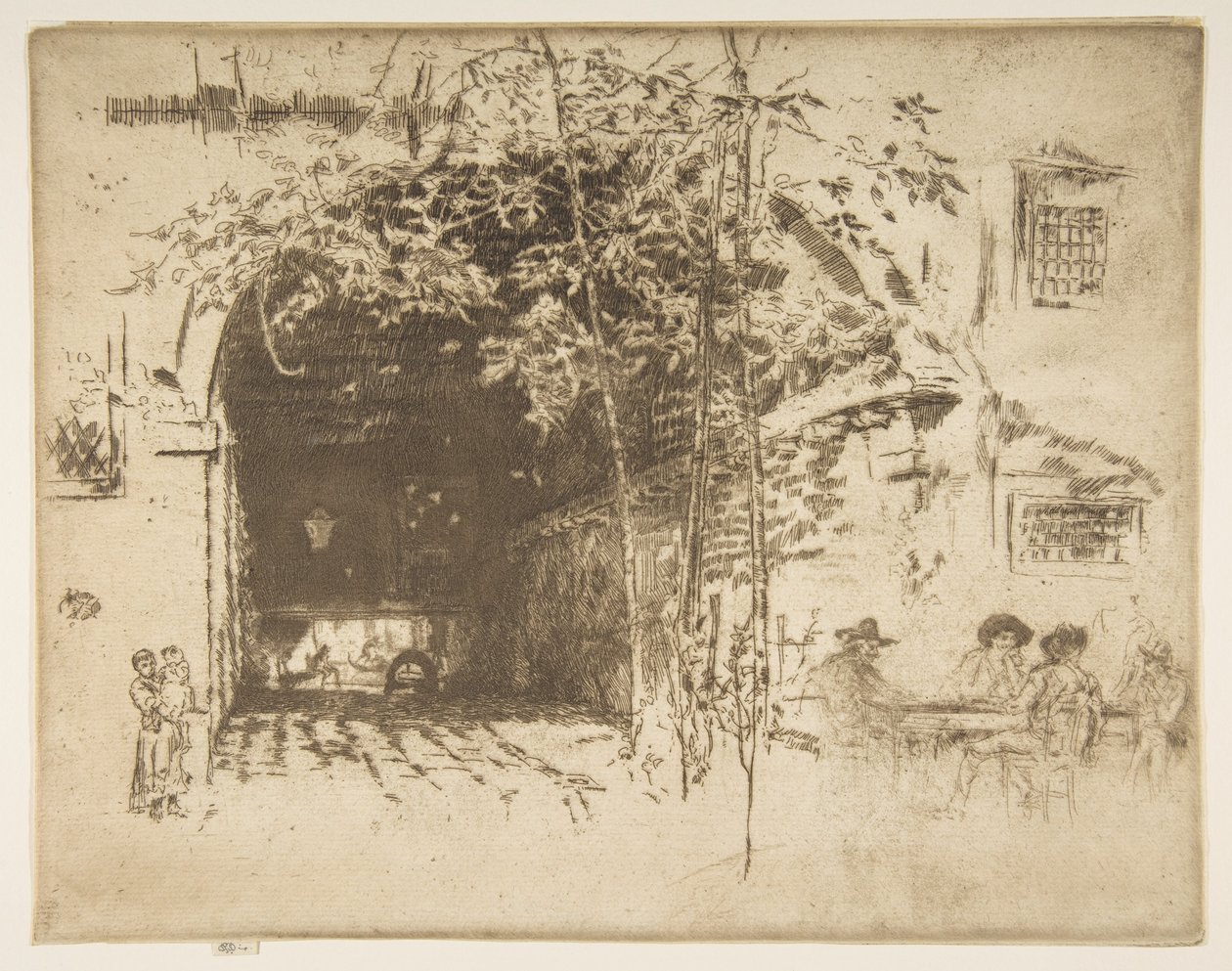 The Traghetto, No. 2 da James McNeill Whistler