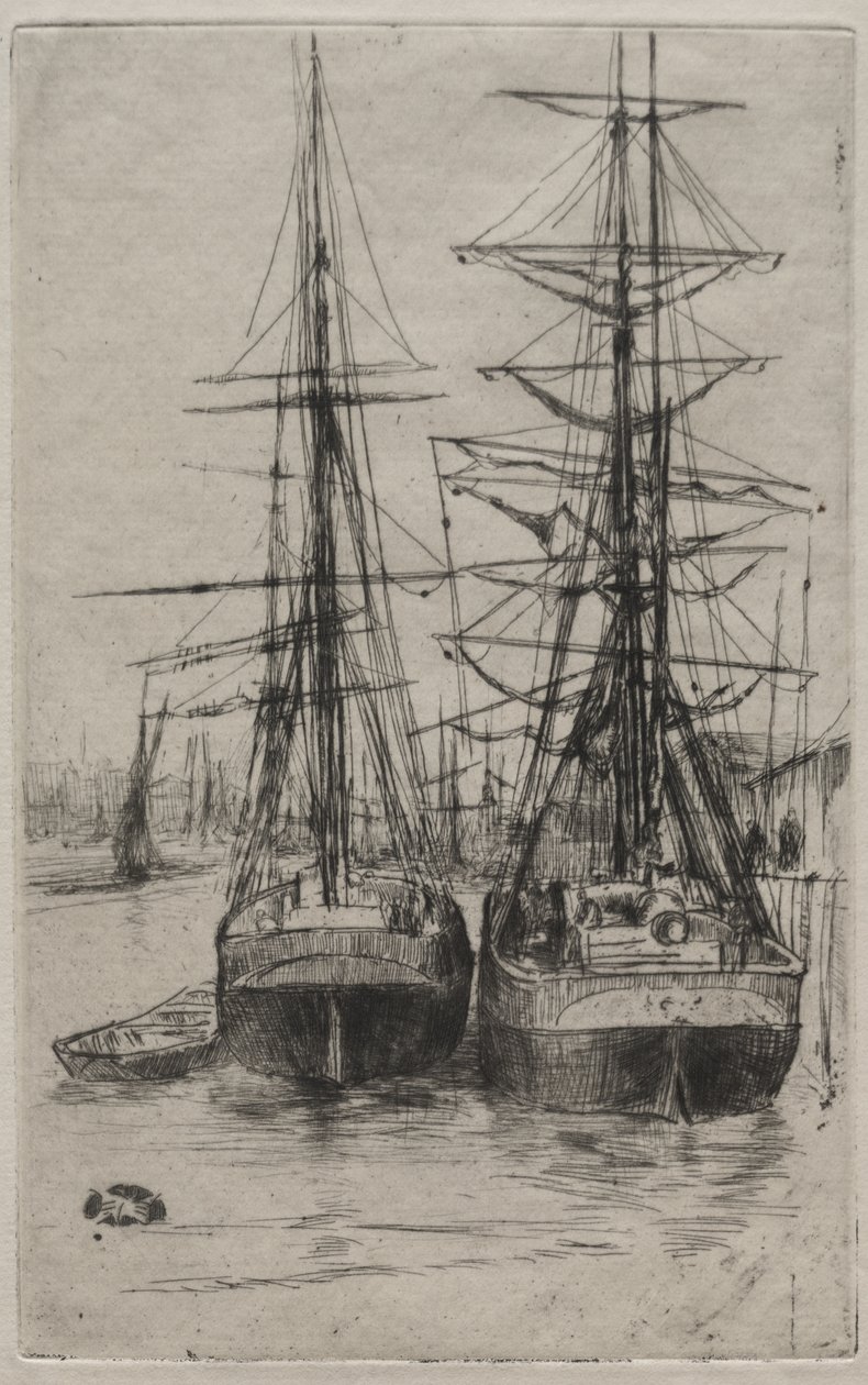 Le due navi da James McNeill Whistler