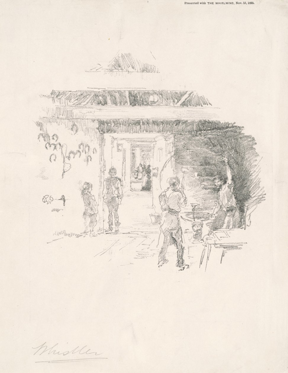 Il Fabbro di Pneumatici da James Abbott McNeill Whistler