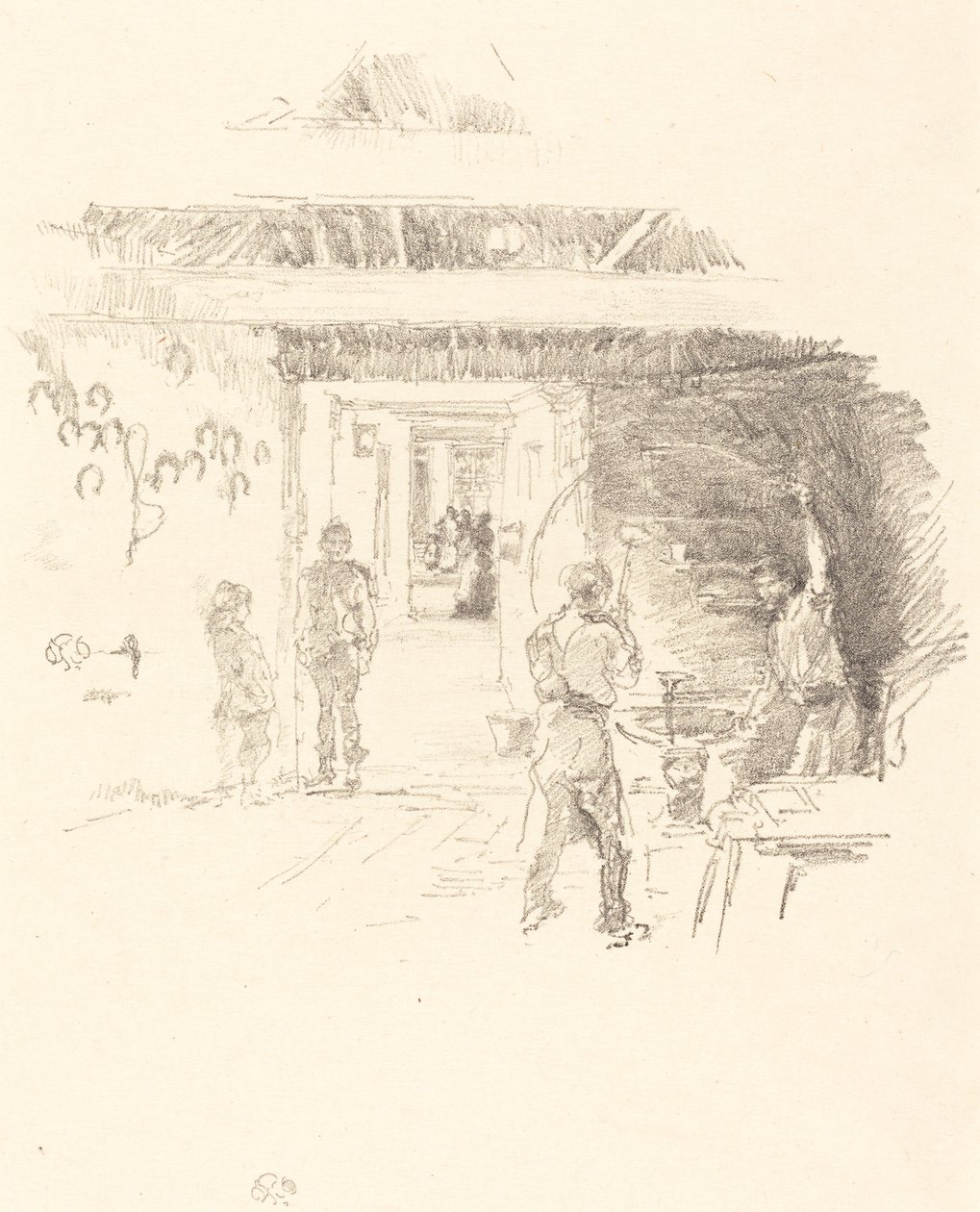 Il Fabbro dei Pneumatici da James Abbott McNeill Whistler
