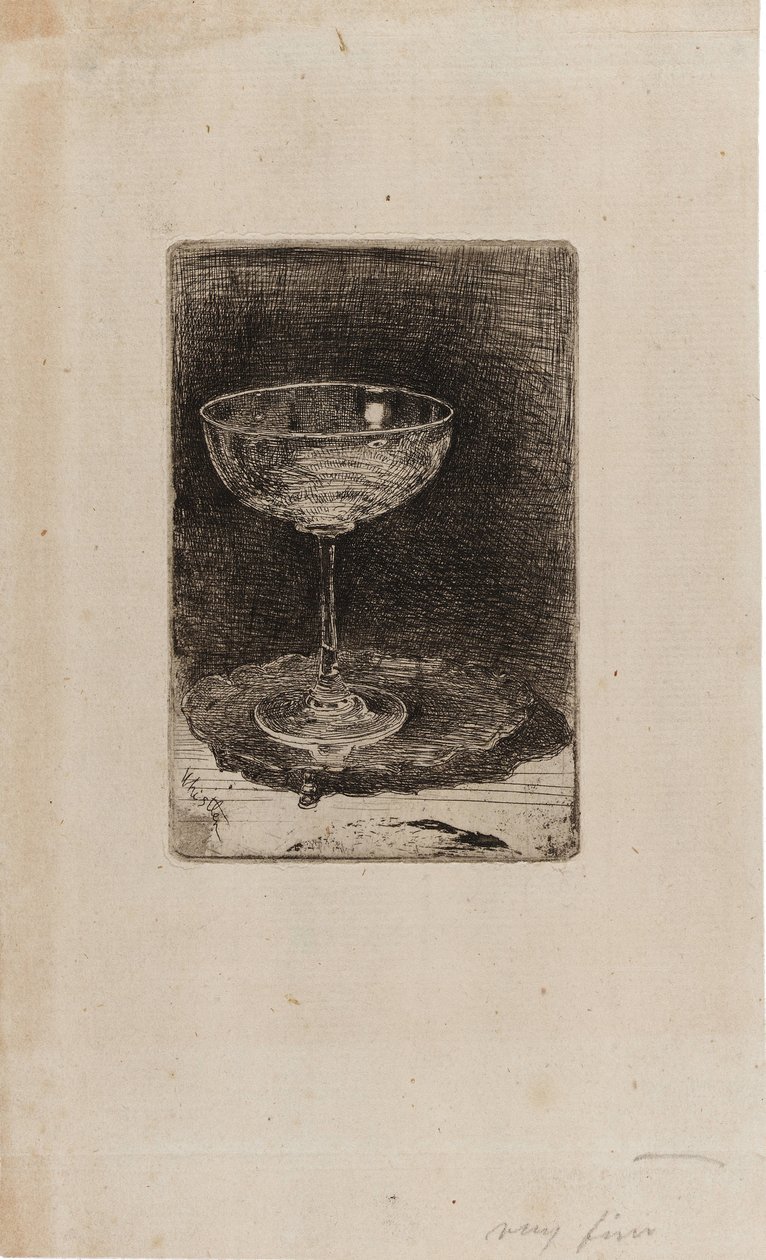 Il Bicchiere di Vino da James Abbott McNeill Whistler