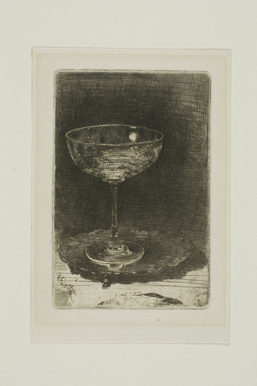 Il bicchiere di vino da James Abbott McNeill Whistler