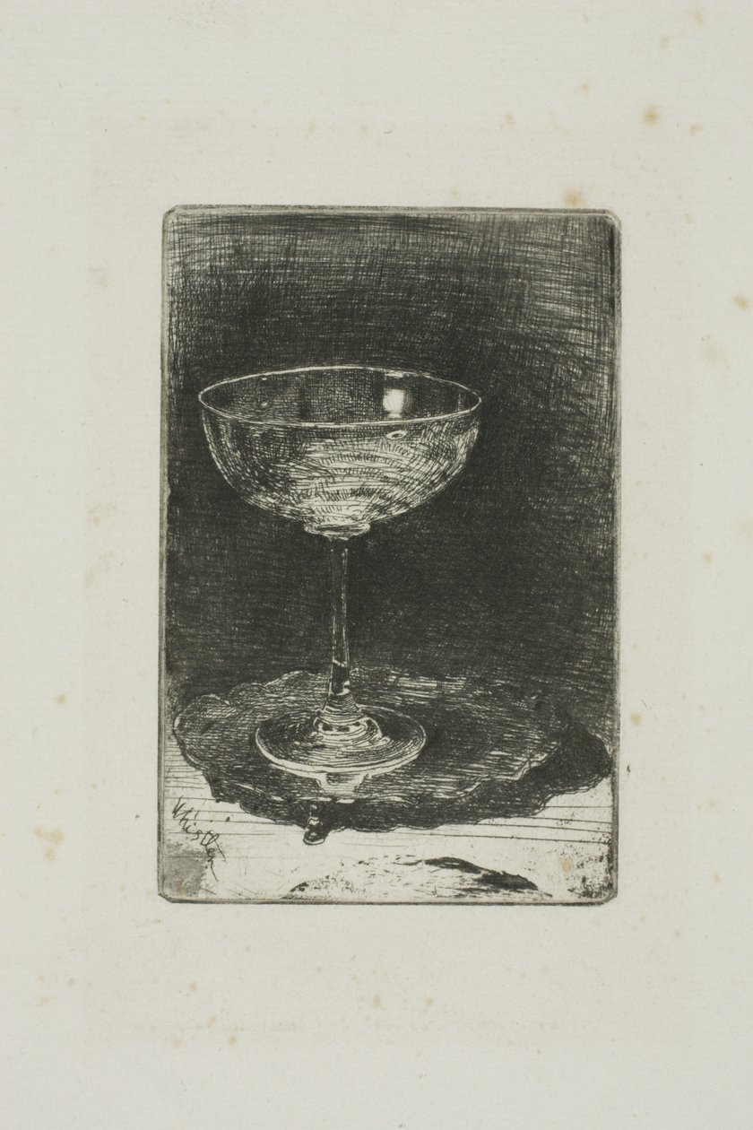 Il bicchiere di vino da James Abbott McNeill Whistler
