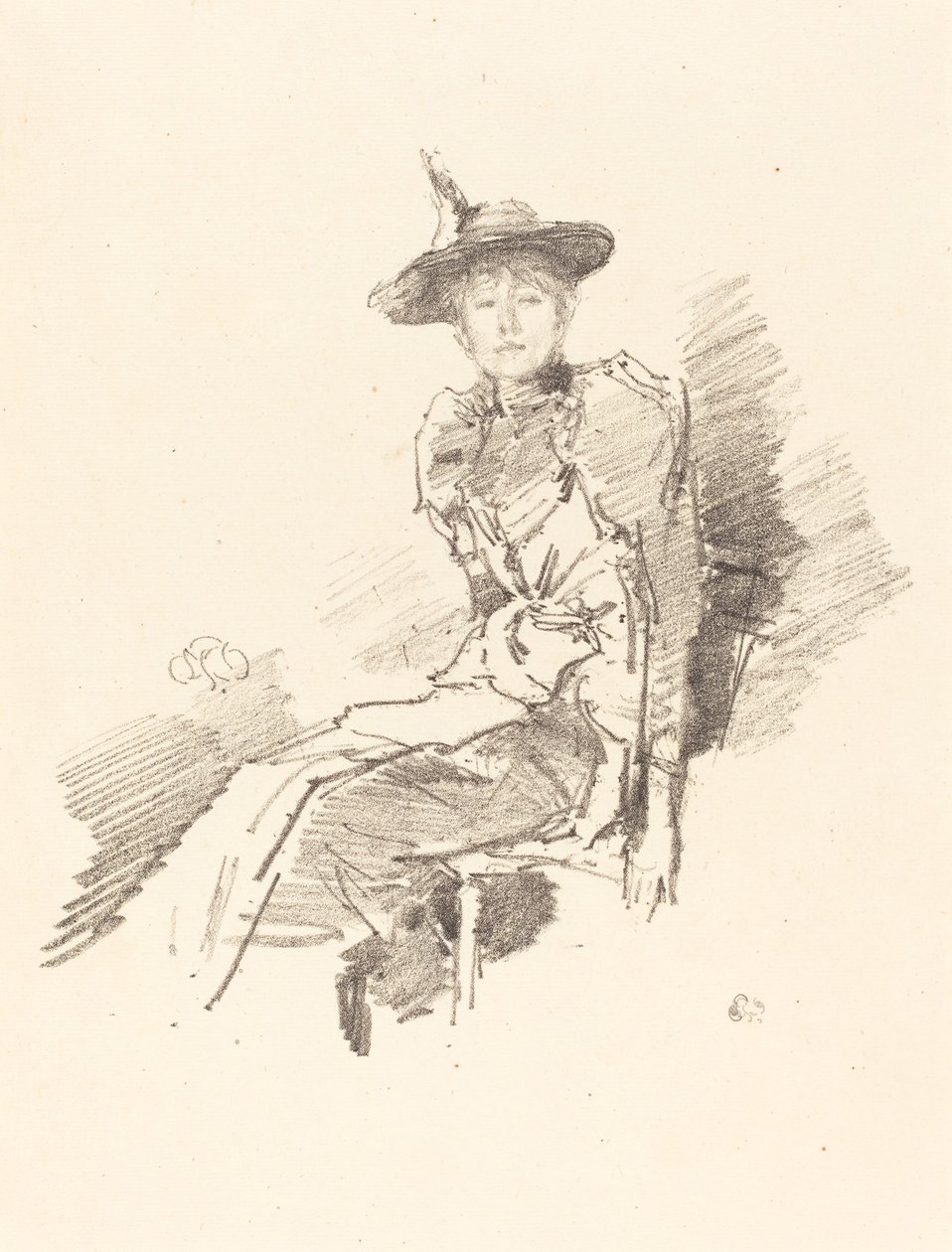 Il cappello alato da James Abbott McNeill Whistler