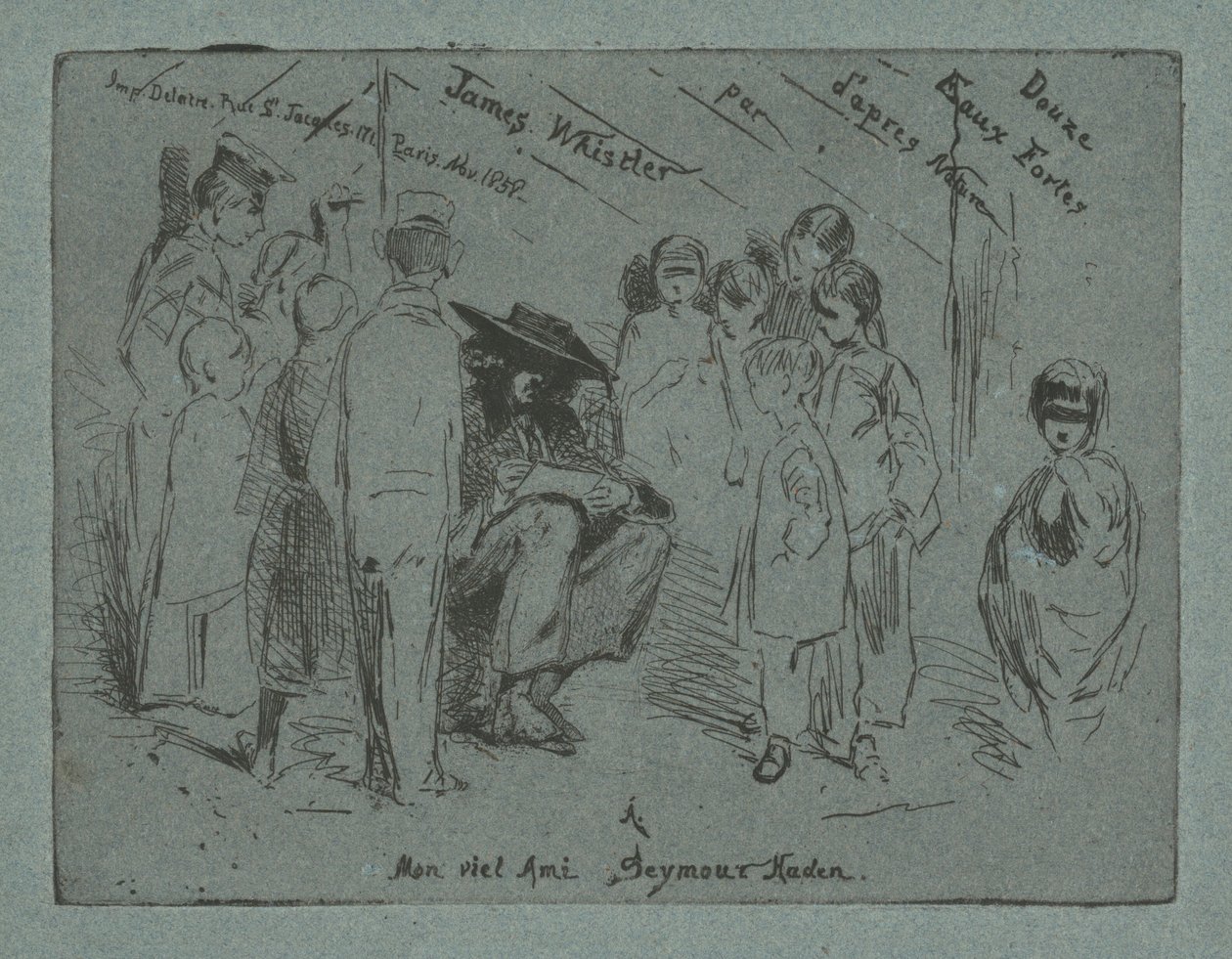 Pagina del Titolo per "Douze Eaux Fortes d