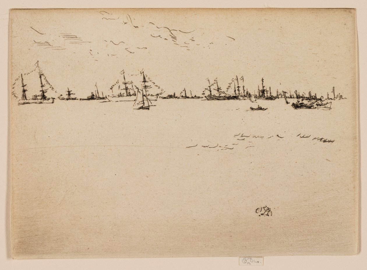 Navi da guerra da James McNeill Whistler