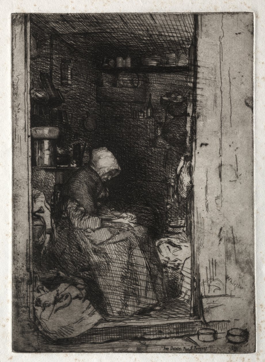 Dodici incisioni dalla natura:  La Veille aux Loques da James McNeill Whistler