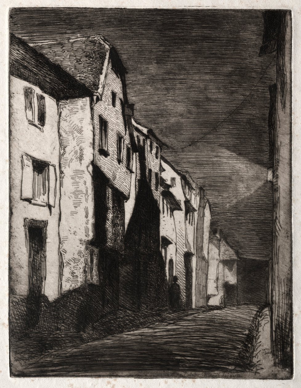 Dodici acqueforti dalla natura:  Strada di Saverne da James McNeill Whistler