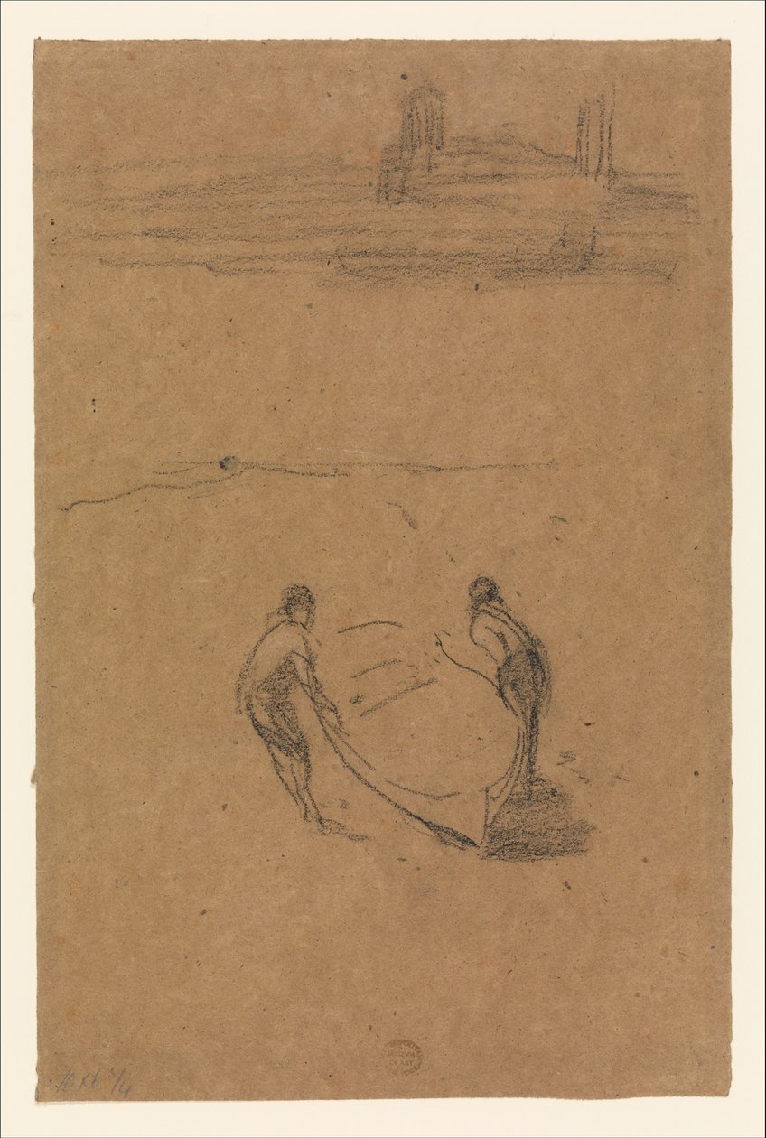 Zwei Männer und ein Boot da James McNeill Whistler