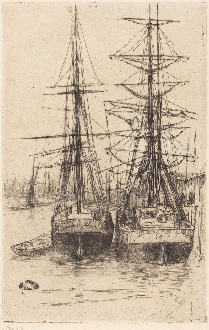 Due navi da James McNeill Whistler