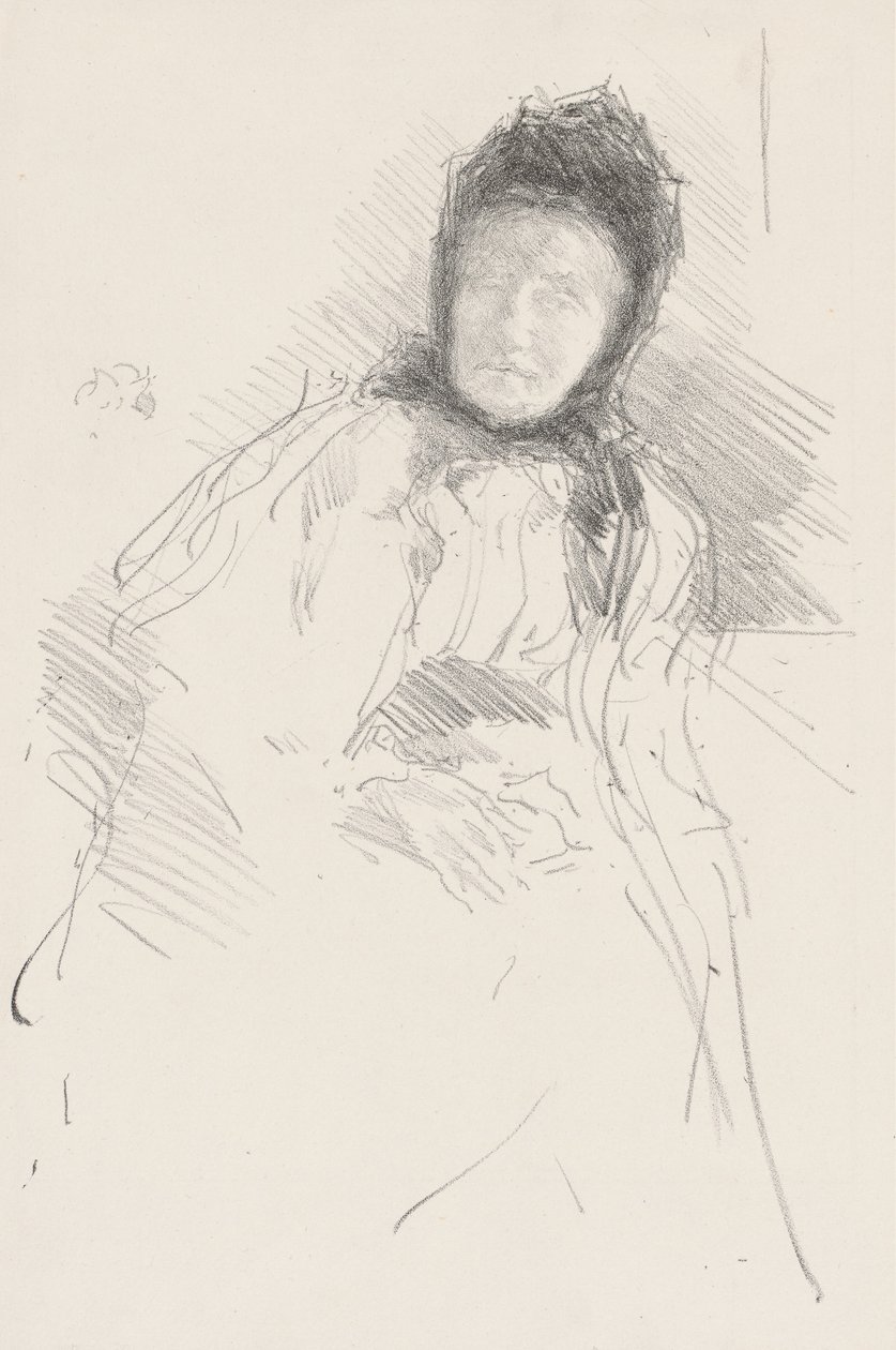 Schizzo incompiuto di Lady Haden da James Abbott McNeill Whistler