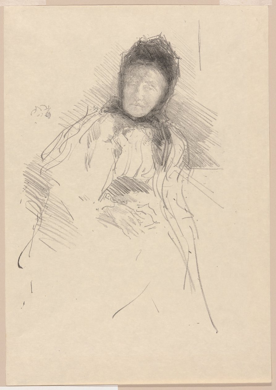 Schizzo incompiuto di Lady Haden da James Abbott McNeill Whistler