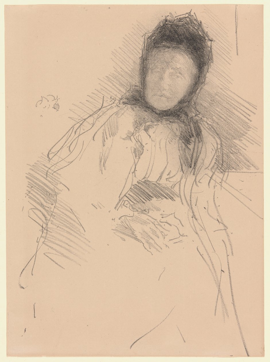 Schizzo incompiuto di Lady Haden da James McNeill Whistler