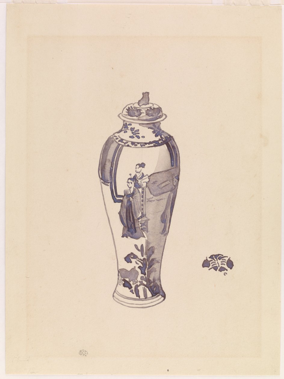 Vaso con corpo leggermente rigonfio da James Abbott McNeill Whistler
