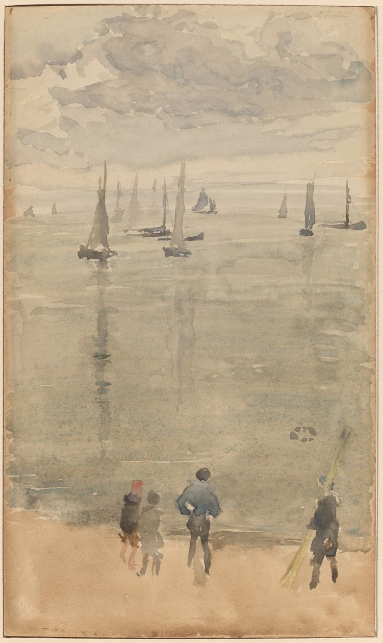 Violet [Nota?]...Il ritorno delle barche da pesca da James Abbott McNeill Whistler