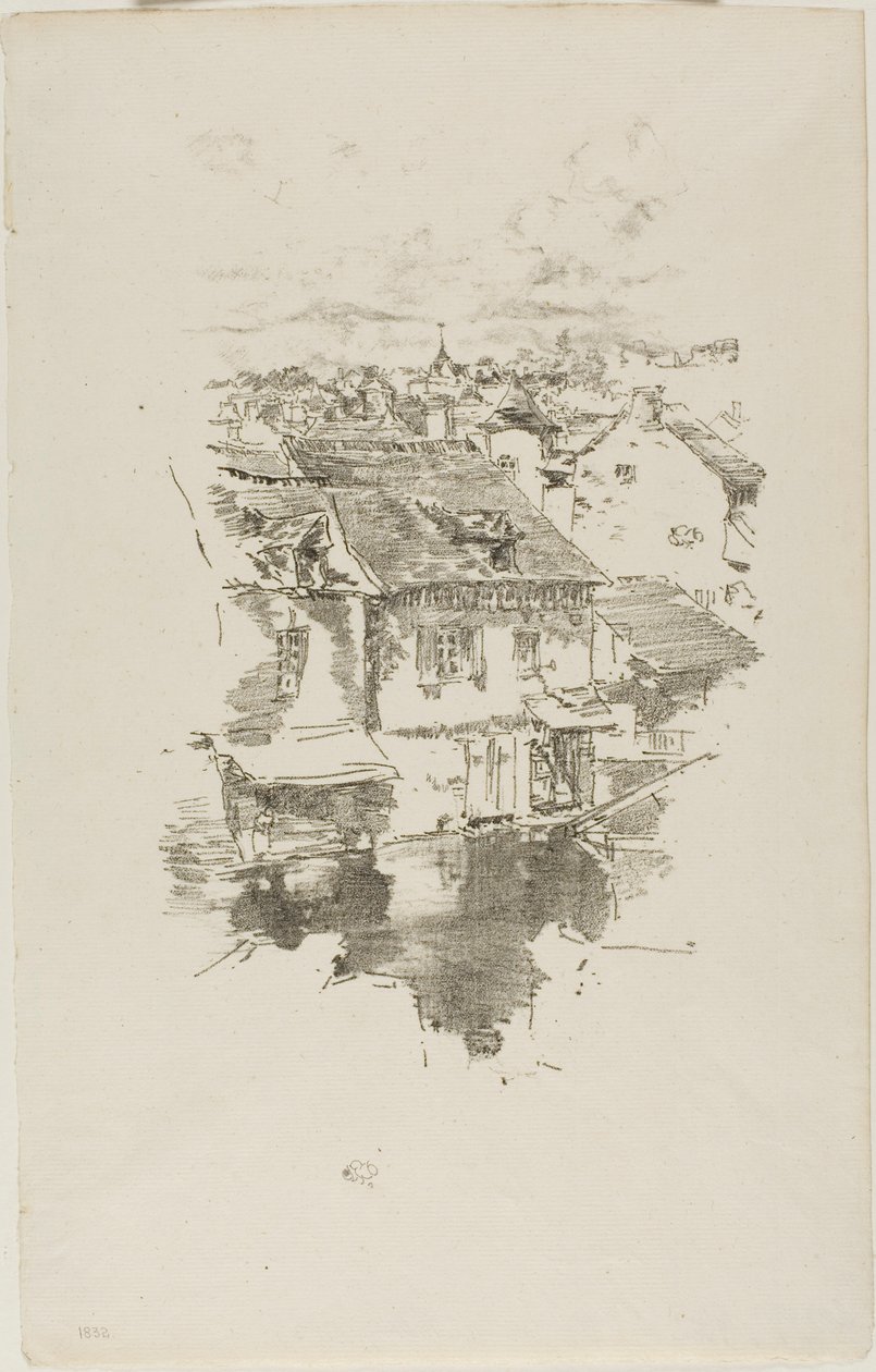 Vitré: Il canale da James McNeill Whistler