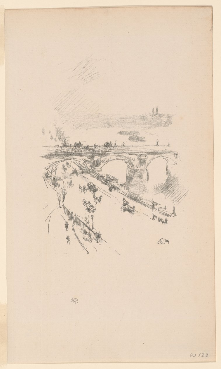 Ponte di Waterloo da James Abbott McNeill Whistler