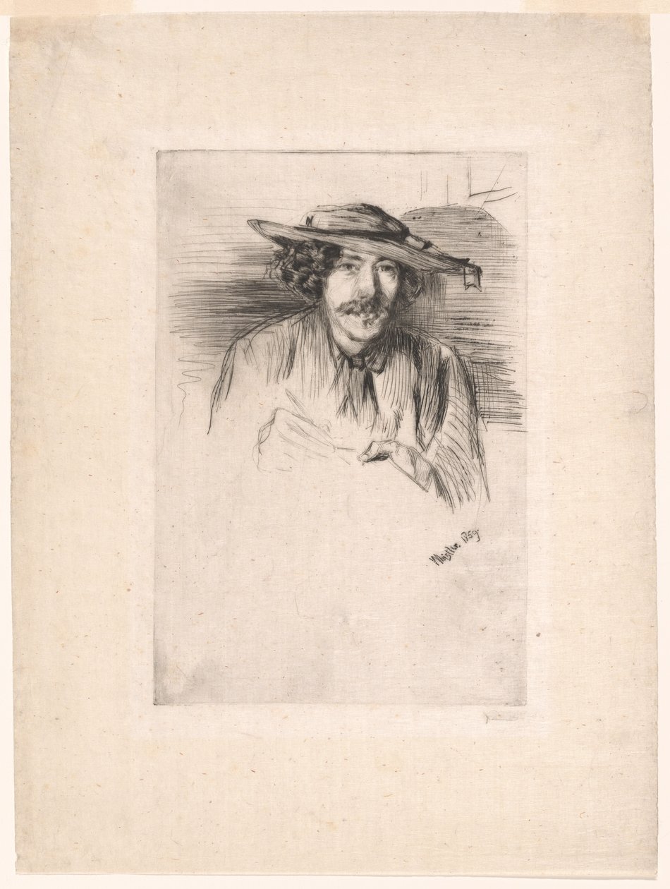 Whistler con un cappello da James Abbott McNeill Whistler