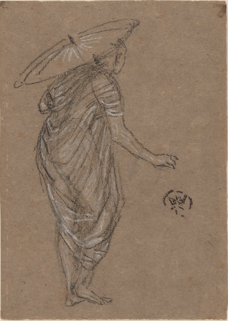 Donna con parasole da James Abbott McNeill Whistler