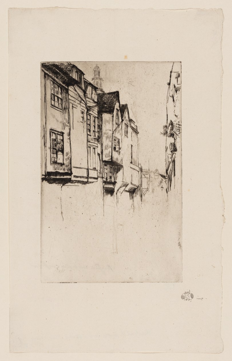Wych Street, Londra da James Abbott McNeill Whistler