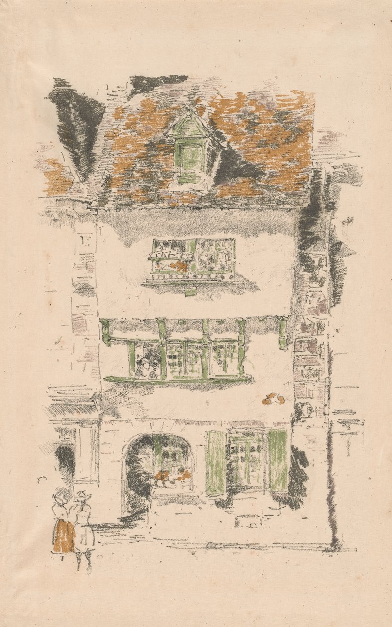 Casa gialla, Lannion da James Abbott McNeill Whistler