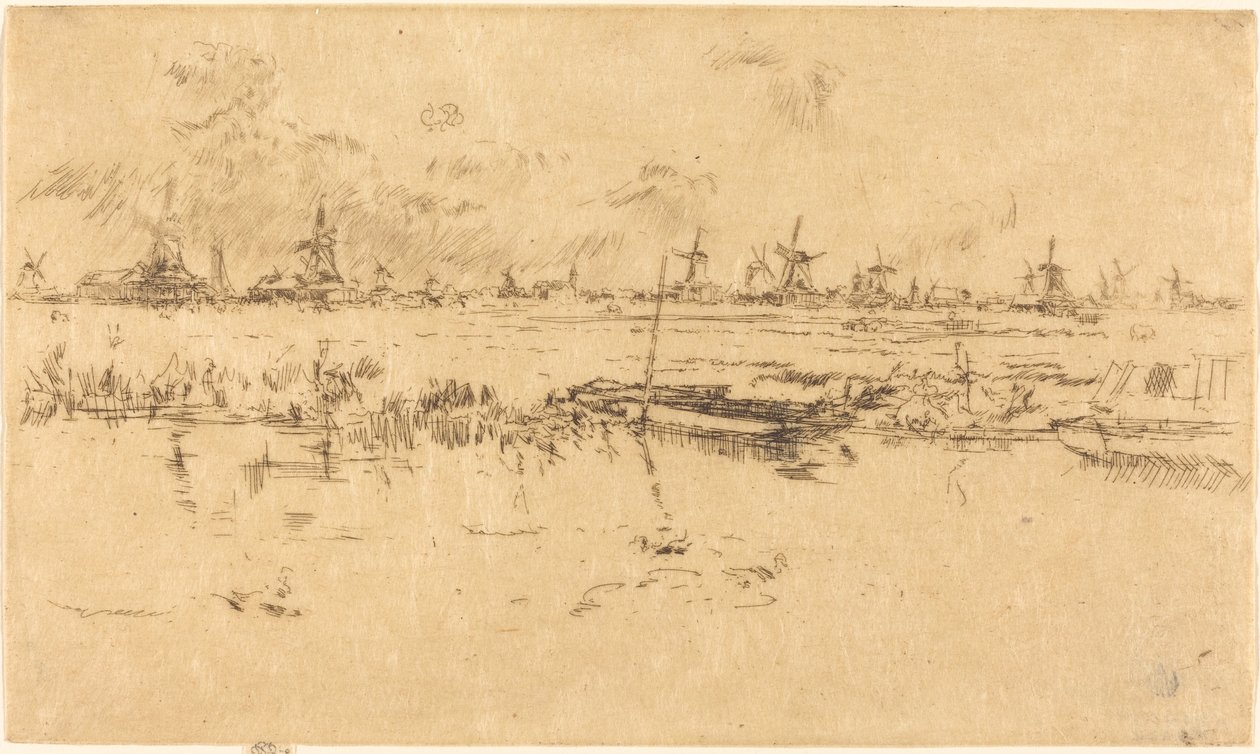 Zaandam da James Abbott McNeill Whistler