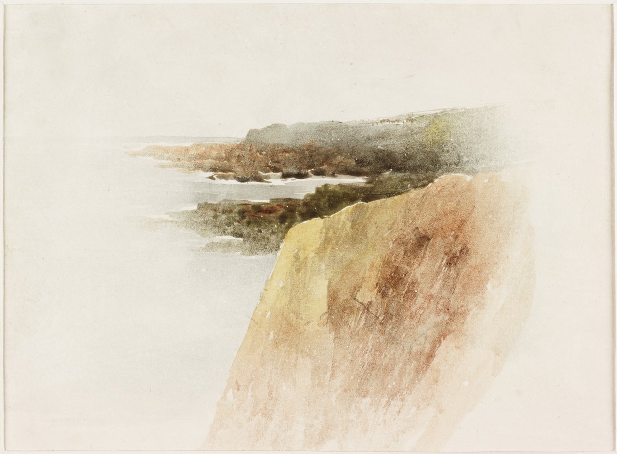 Paesaggio marino: promontorio e scogliere da James Miller Brown