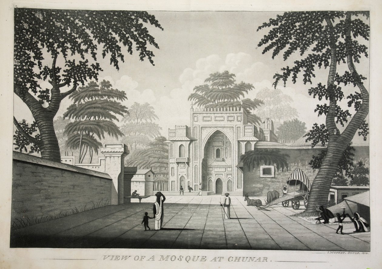 Veduta di una Moschea a Chunar da James Moffat