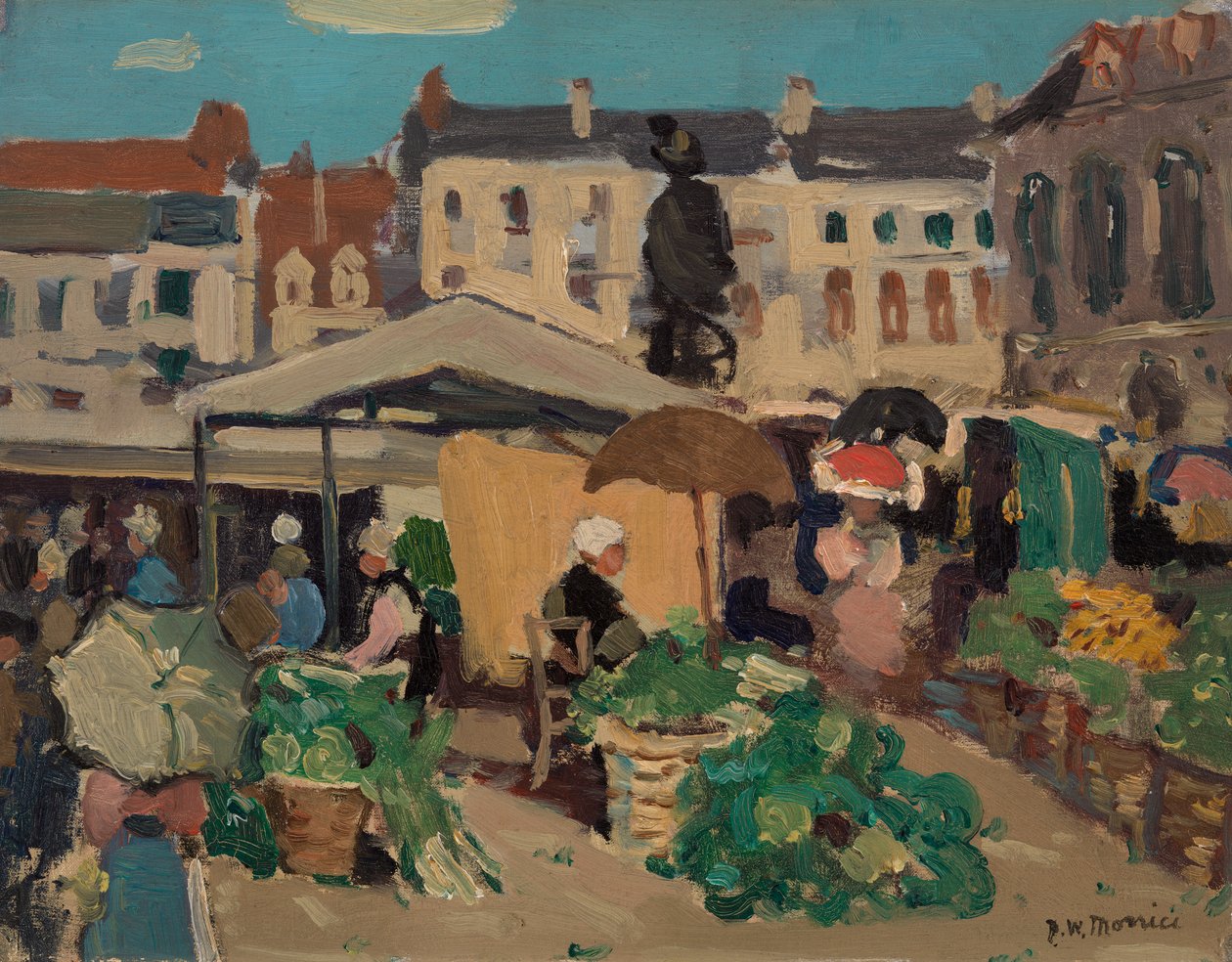 Scena di mercato da James Morrice