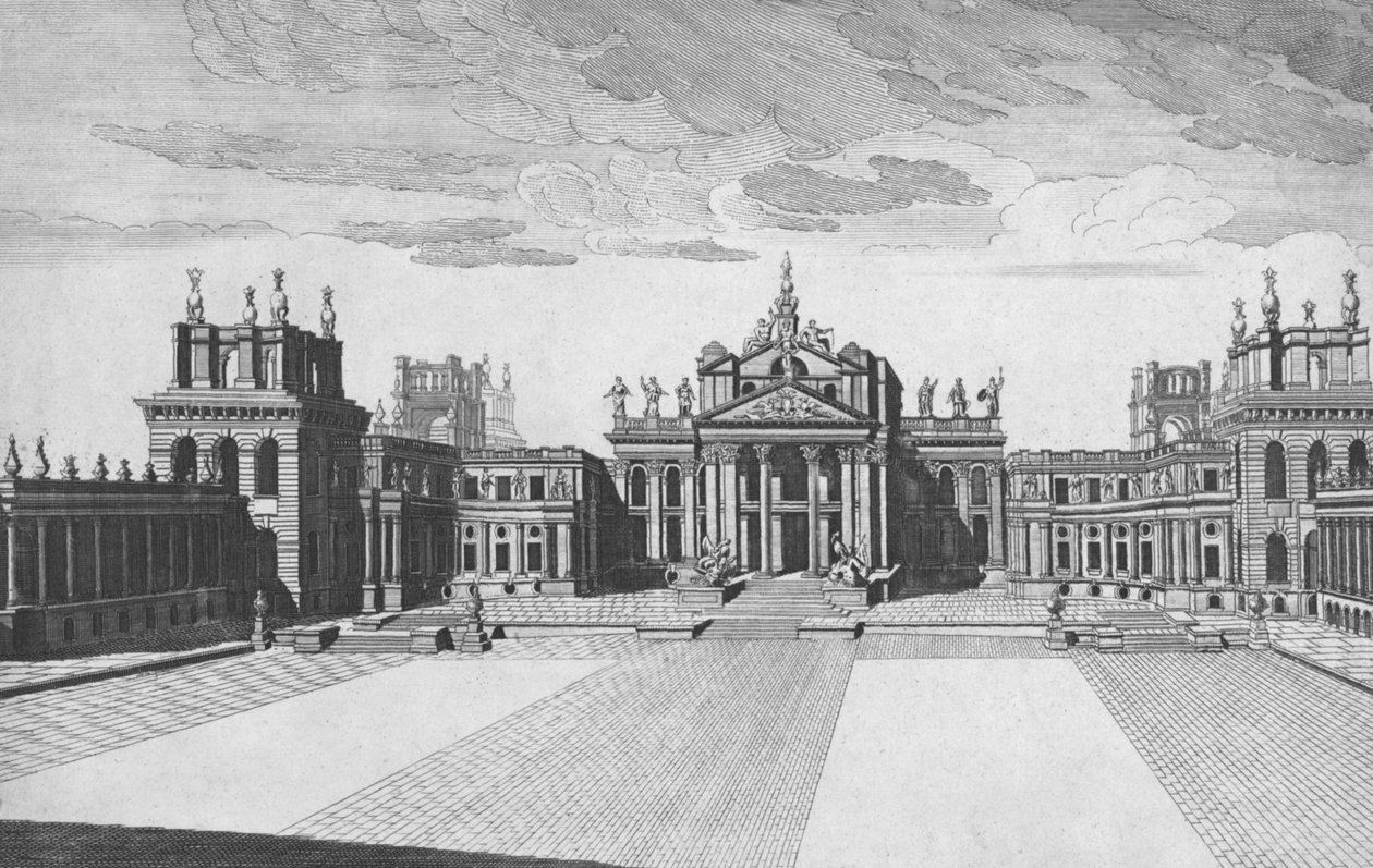 Palazzo di Blenheim, Woodstock, Oxfordshire, metà del XVIII secolo da James Mynde
